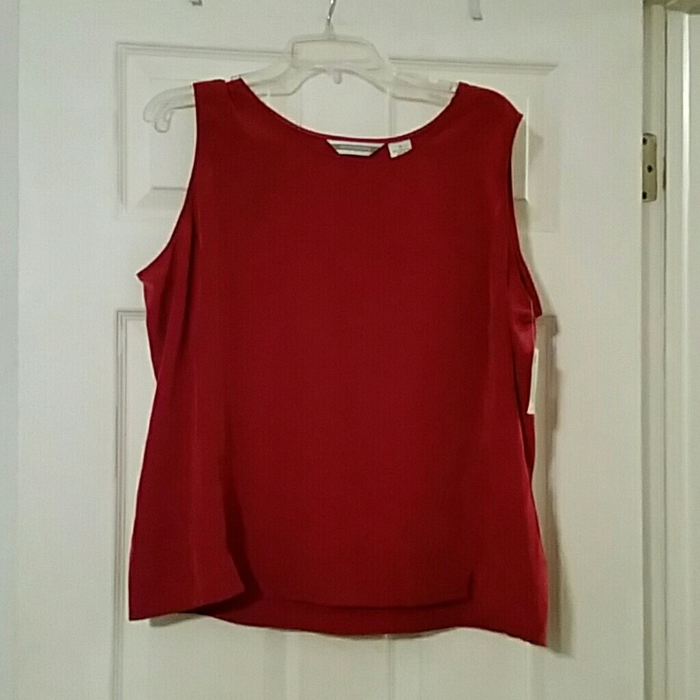 Investments sz 18 red dress tank
